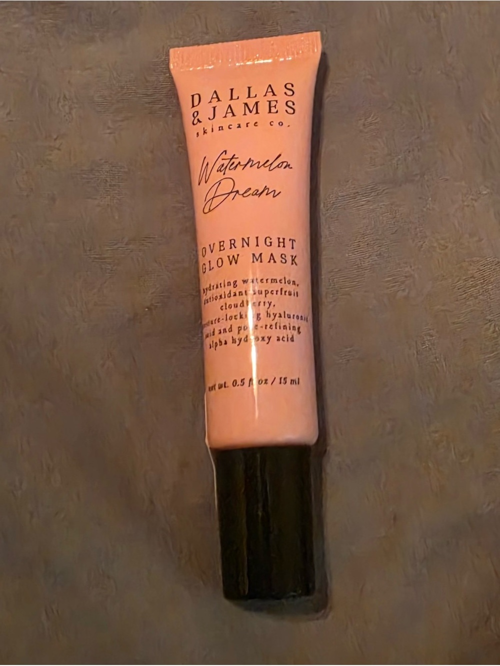 Dallas & James Watermelon Dream Overnight Glow Mask — Pink